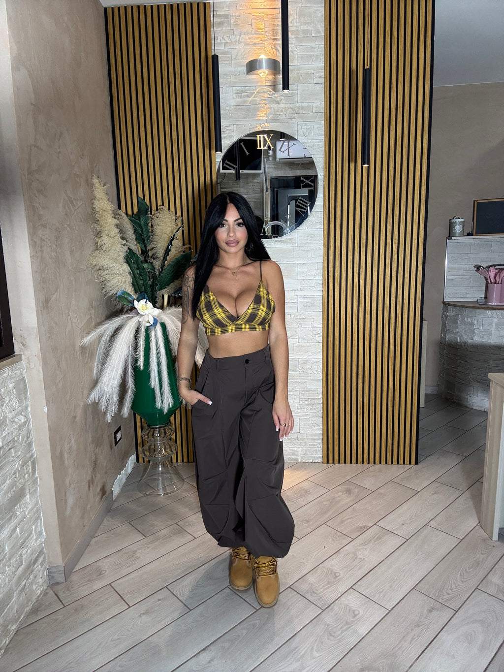 Set camicia + Top scozzese