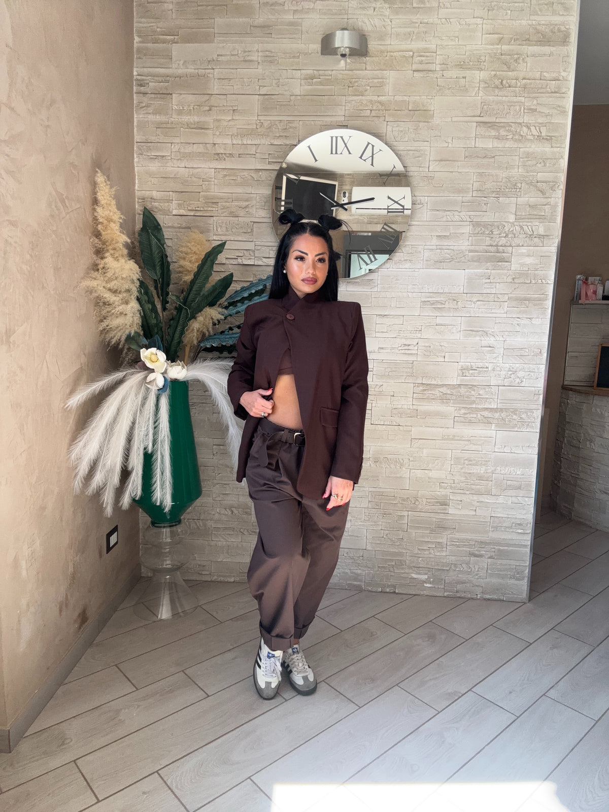Pantalone elegant con cintura