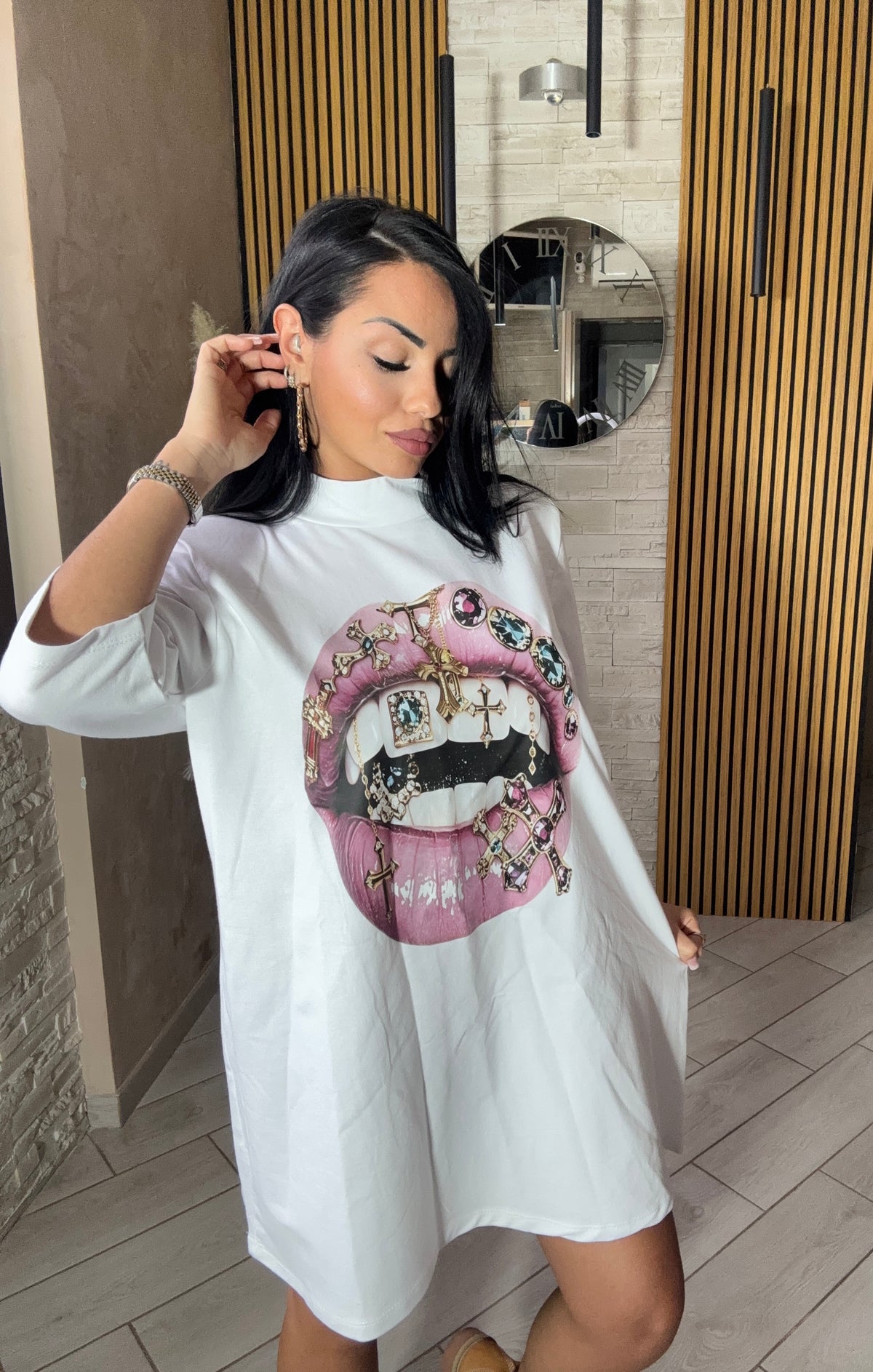 Maxi T-shirt lips