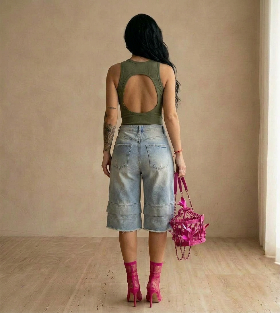 Canotta open Halter