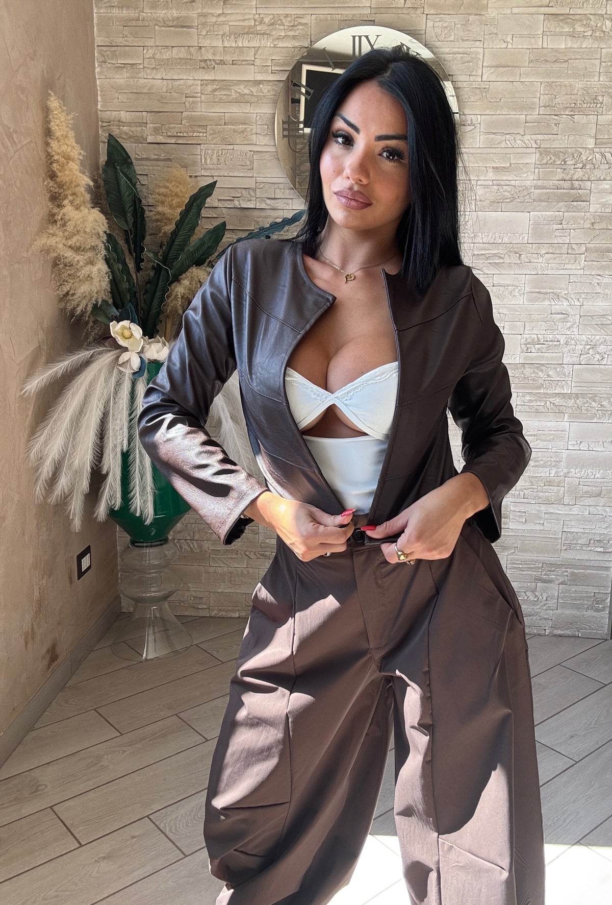 Giacca Ecopelle Mini