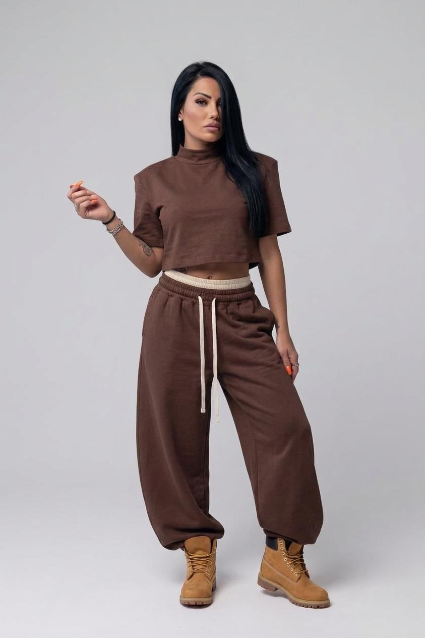 Tuta comfy crop