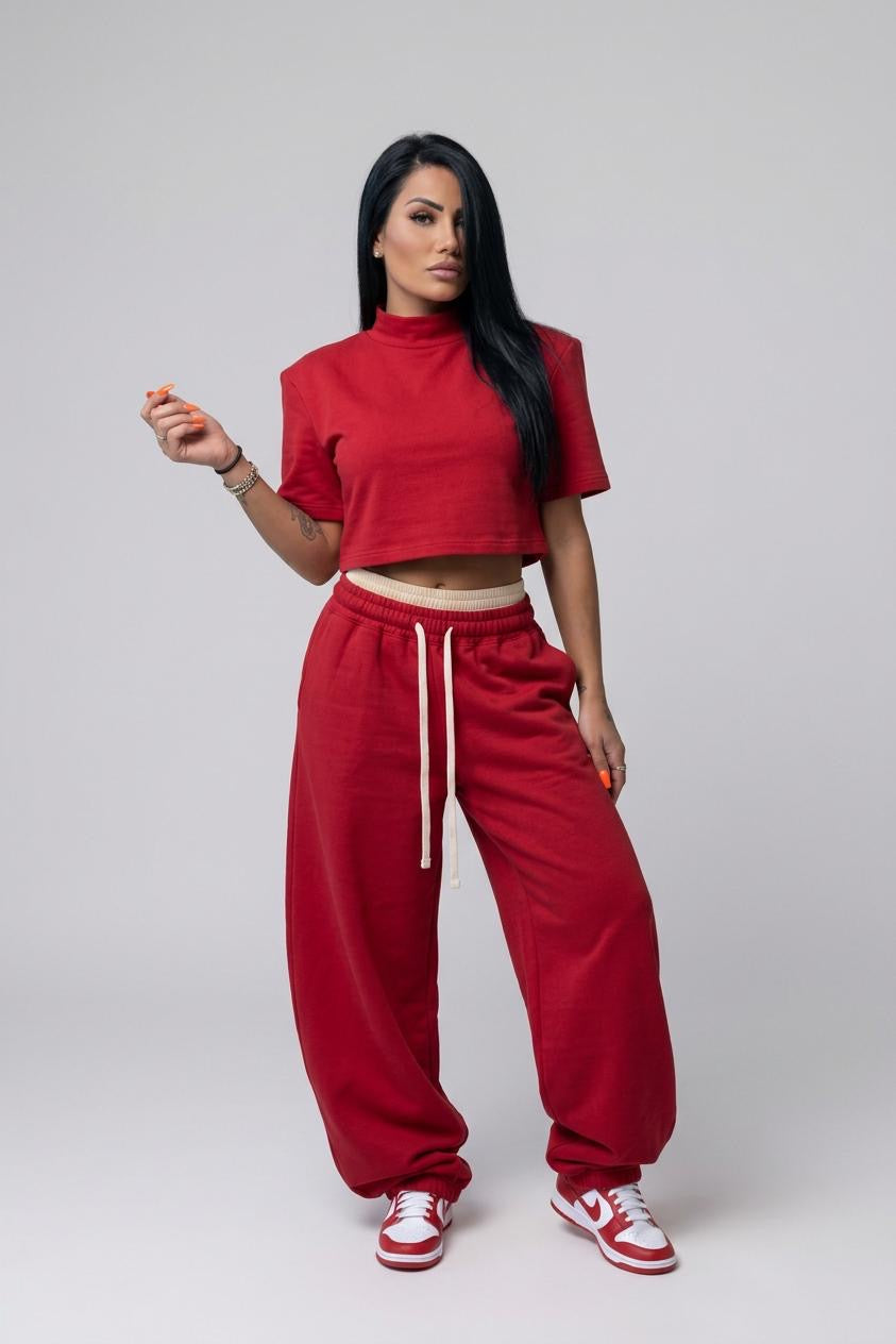 Tuta comfy crop