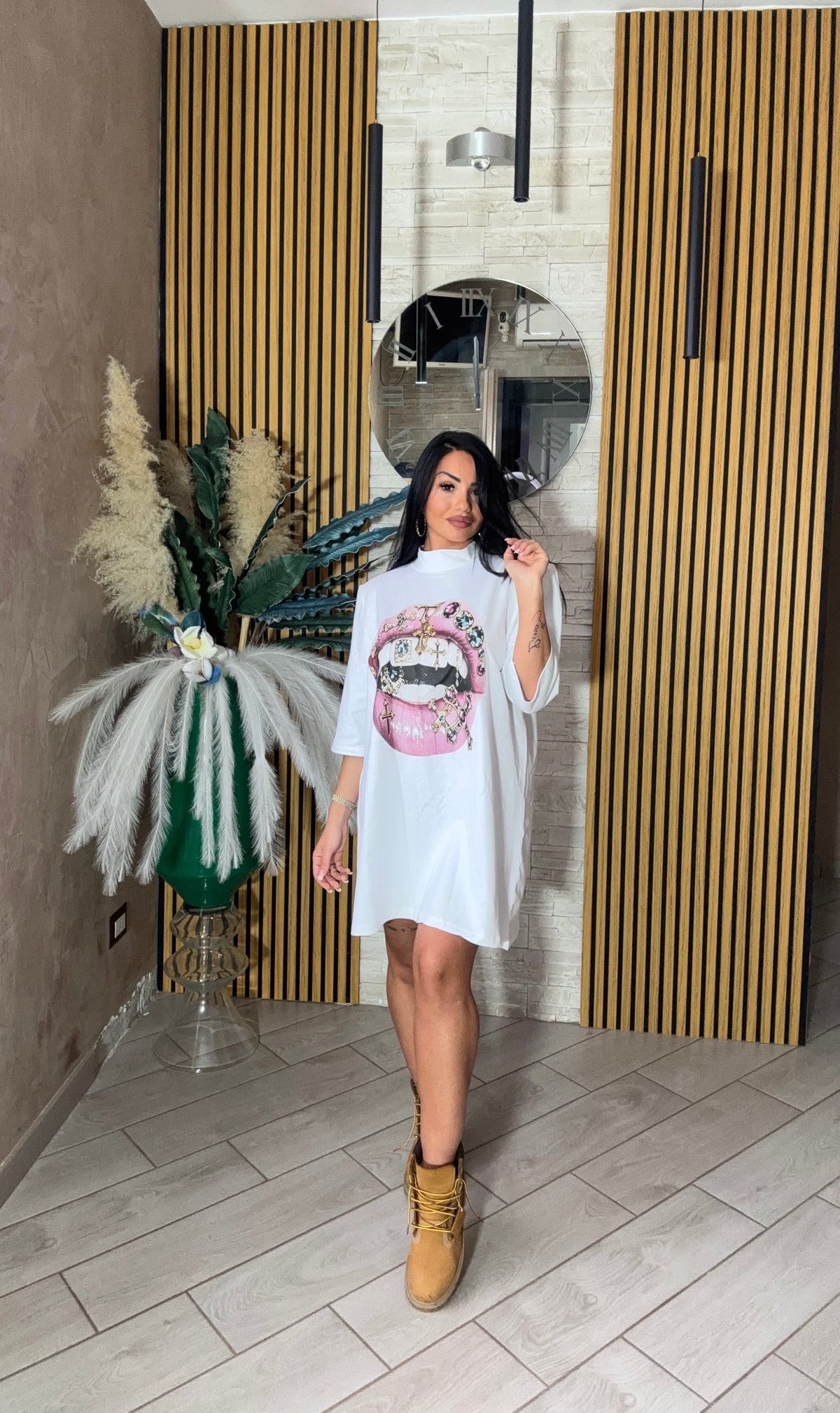 Maxi T-shirt lips