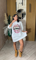 Maxi T-shirt lips